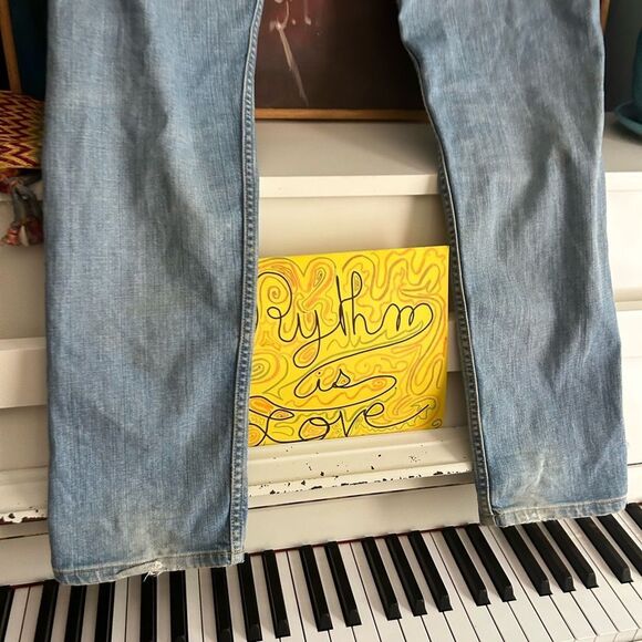 Fifty five Diesel Stylish Light Blue Men's Skinny Jeans 32 4 Button Fly - Picture 9 of 16